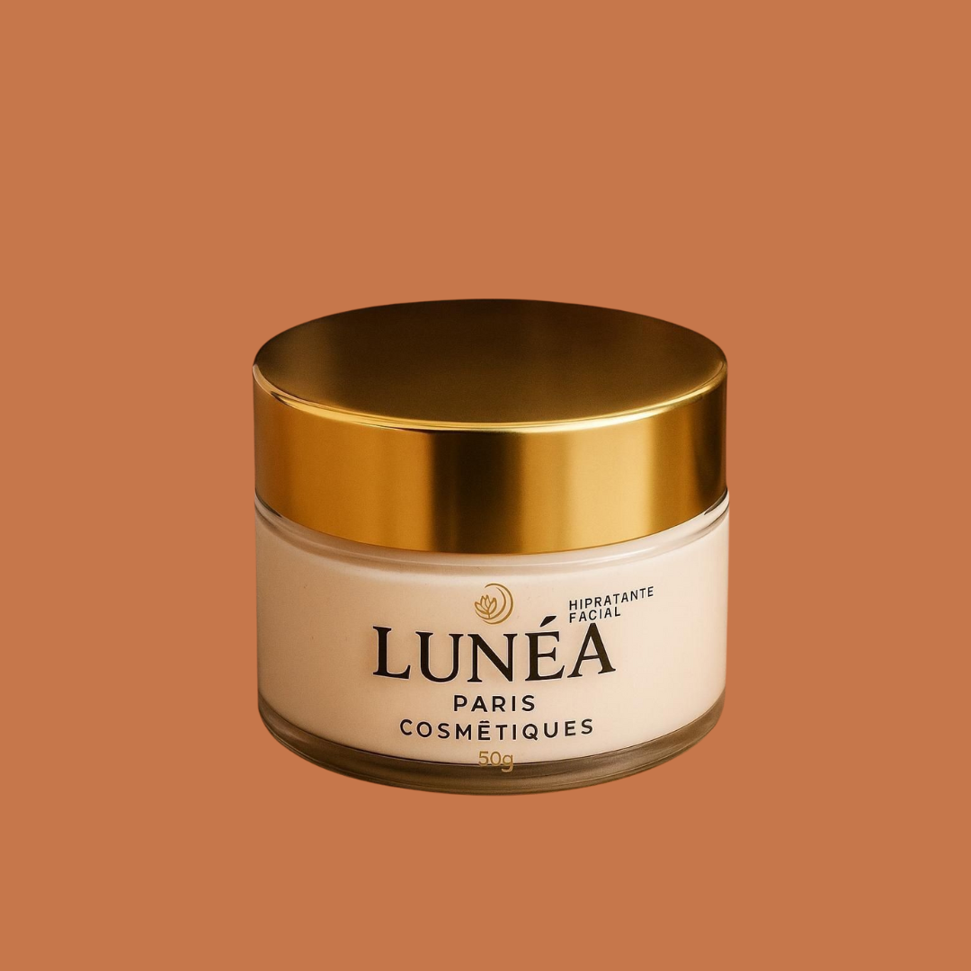 Hidratante Facial LUNÉA Paris Aqua-Gel 50g – Hidratação Profunda e Efeito Rejuvenescedor