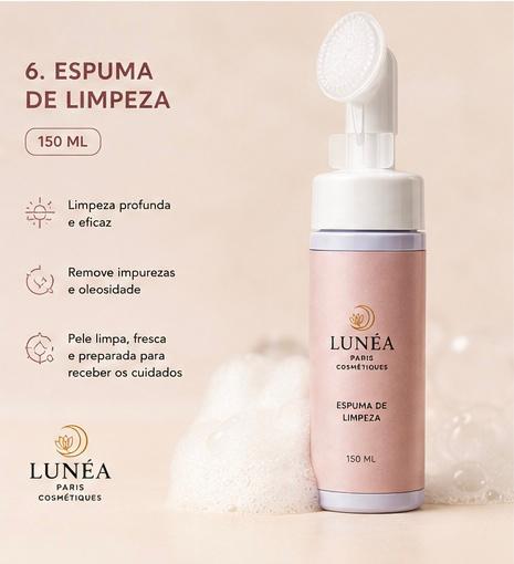 Espuma de Limpeza Facial LUNÉA Paris – Limpeza Profunda, Pele Fresca e
