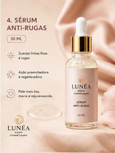 Sérum Facial Anti-Rugas LUNÉA Paris 30ml – Hidratação, Firmeza e Luminosidade