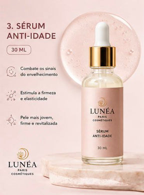 Sérum Anti-Idade LUNÉA Paris 30ml – Rejuvenescimento e Luminosidade da Pele