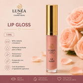 LIP Gloss Labial Hidratante LUNÉA Paris 7.5ml – Brilho Intenso e Toque Suave