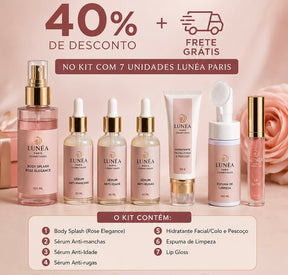Kit LUNÉA Paris (6 ITENS) + 1 LIP GLOSS GRÁTIS
