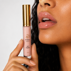 LIP Gloss Labial Hidratante LUNÉA Paris 7.5ml – Brilho Intenso e Toque Suave