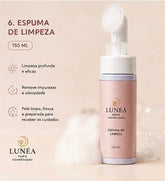 Espuma de Limpeza Facial LUNÉA Paris – Limpeza Profunda, Pele Fresca e Radiante 150ml